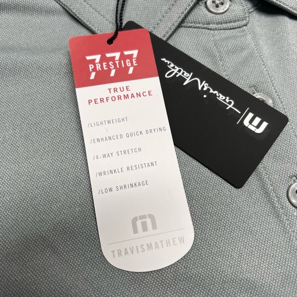 Travis Mathew Womens Golf  Polo with Tito’s Vodka Logo Sz LARGE NEW W/ TAGS - Picture 3 of 4